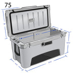 Frosted Frog Desert Camo 75 Quart Ice Chest Heavy Duty High Performance Roto-Molded Commercial Grade Insulated Cooler