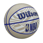 Wilson Nba Drv Plus Dazzle Camo Outdoor Basketball - Beige/Blue, Size 7-29.5''