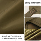 Free Soldier Camping Tarp Waterproof Portable Multifunctional Outdoor Traveling Awning Backpacking Shelter Rain Tarp (Olive-Gree