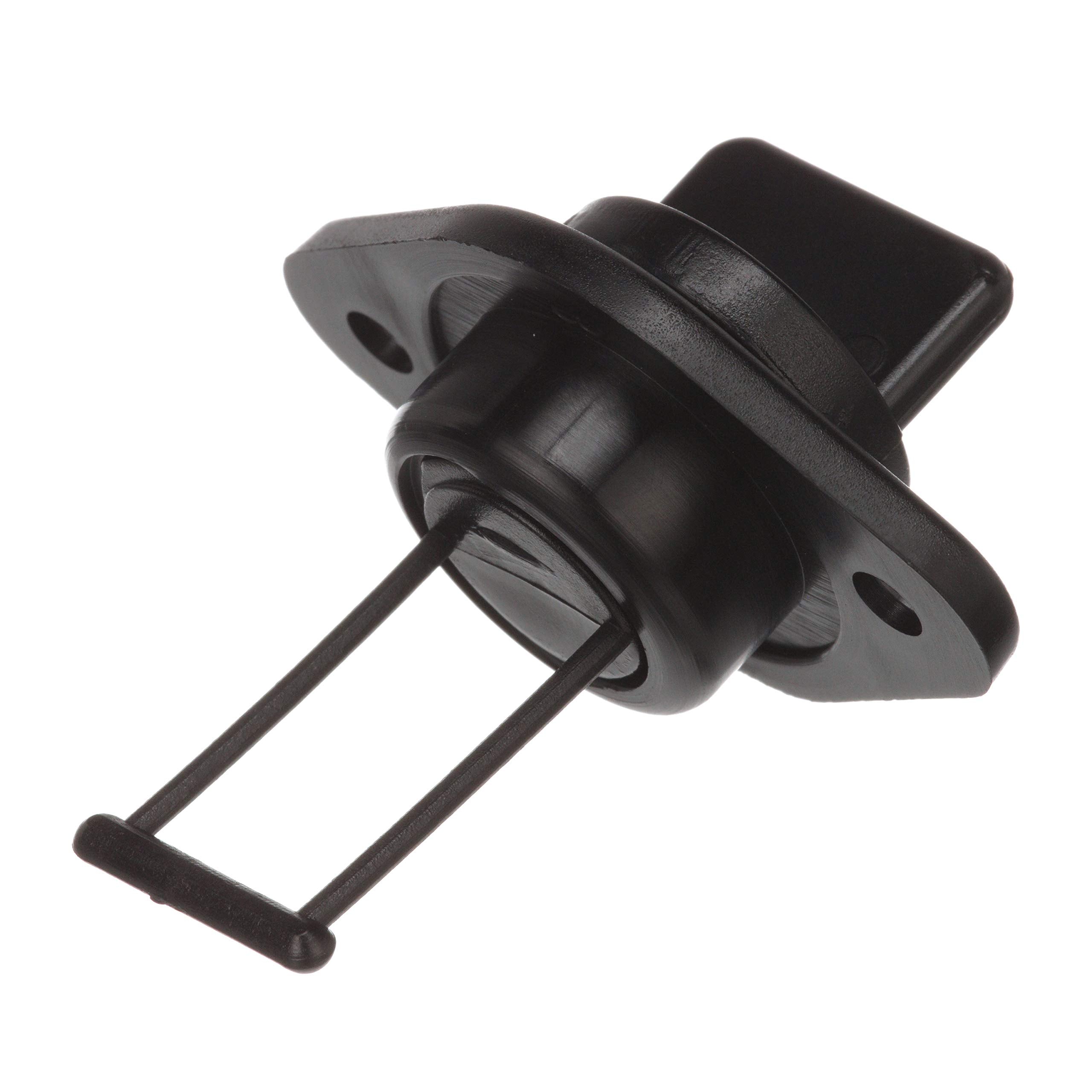 Attwood 17211-3 Drain Plug And Receiver Kit, -Inch Diameter 1-Piece Plug, Threaded Receiver, Molded Black Plastic