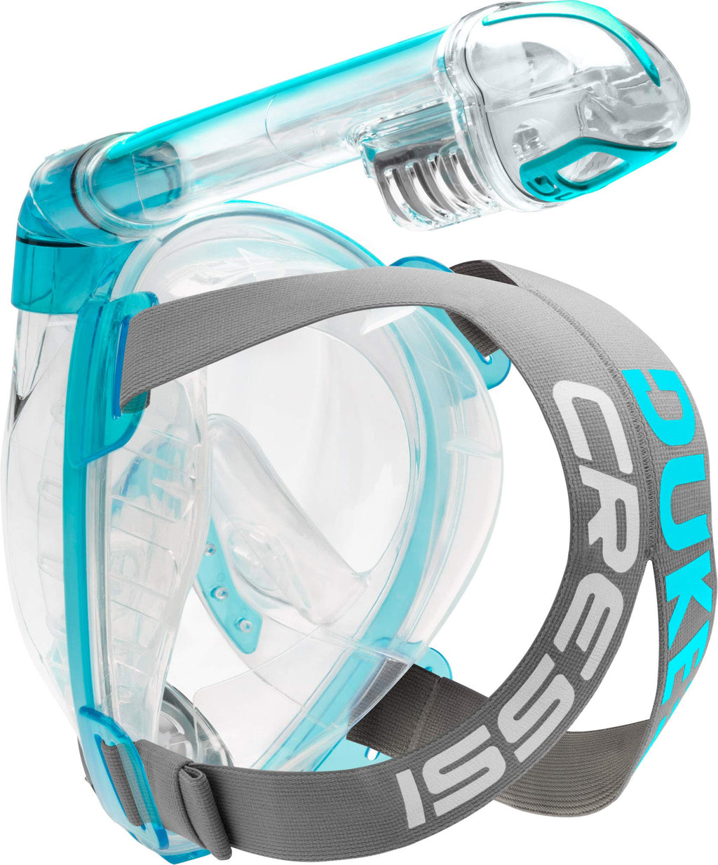 Cressi Duke Dry, Clear/Translucent Aquamarine, S/M