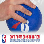 Franklin Sports Nba Philadelphia 76Ers Mini Foam Basketball - Kids 5.5'' Inch Toy Basketball For Over The Door + Mini Indoor Hoo