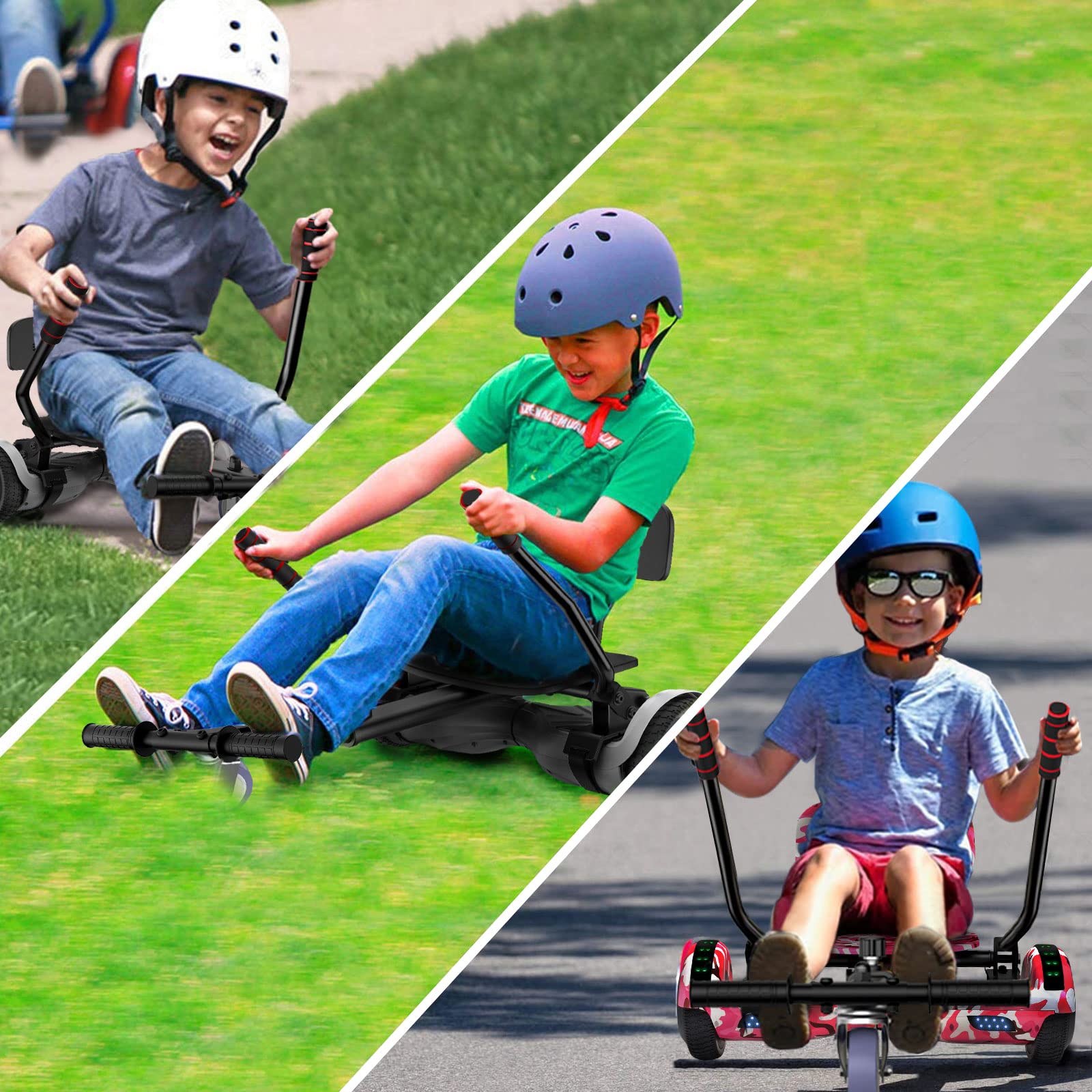 Uni-Sun Self Balancing Scooter Seat Attachment, Adjustable Kart Accessories, Self Balancing Scooter Go Kart Attachments, Compati