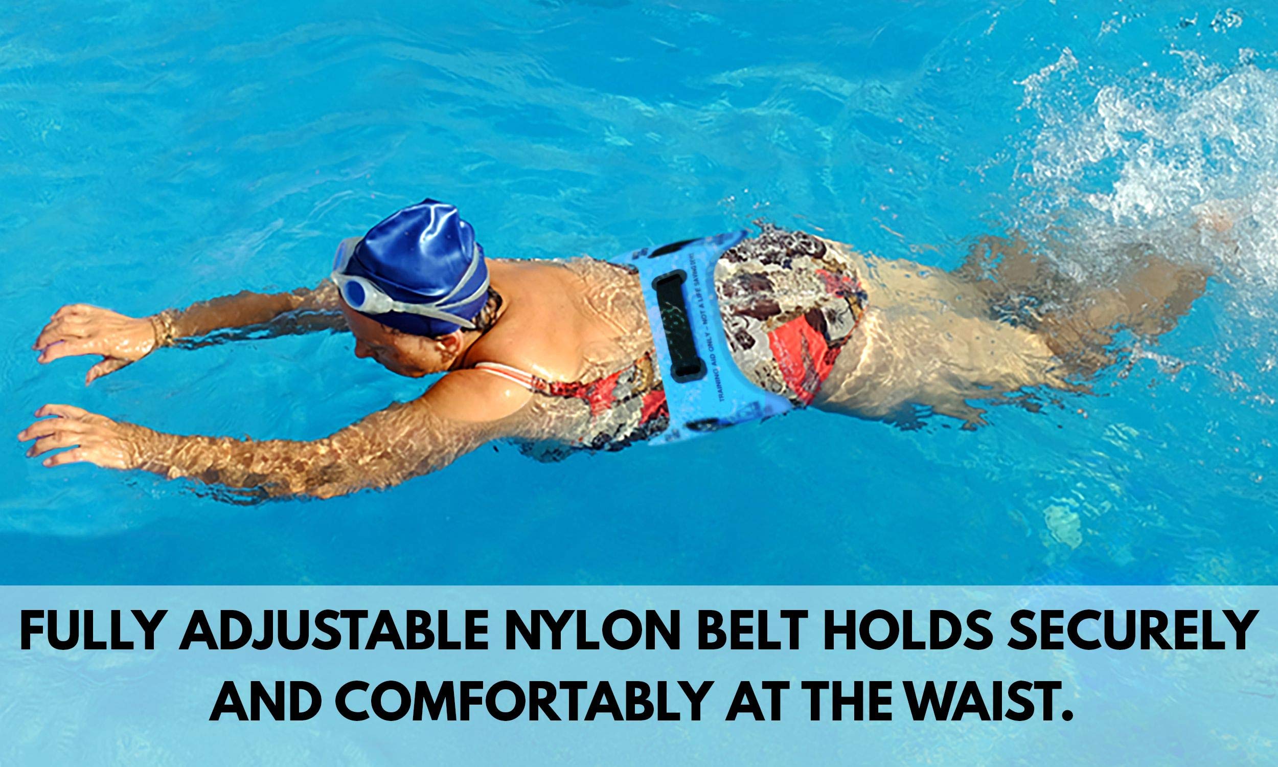 Water Gear Runner Floatation Belt - Water Exercise Equipment - Designed To Fit Your Body Type - Great For Aquatic Workouts (Larg