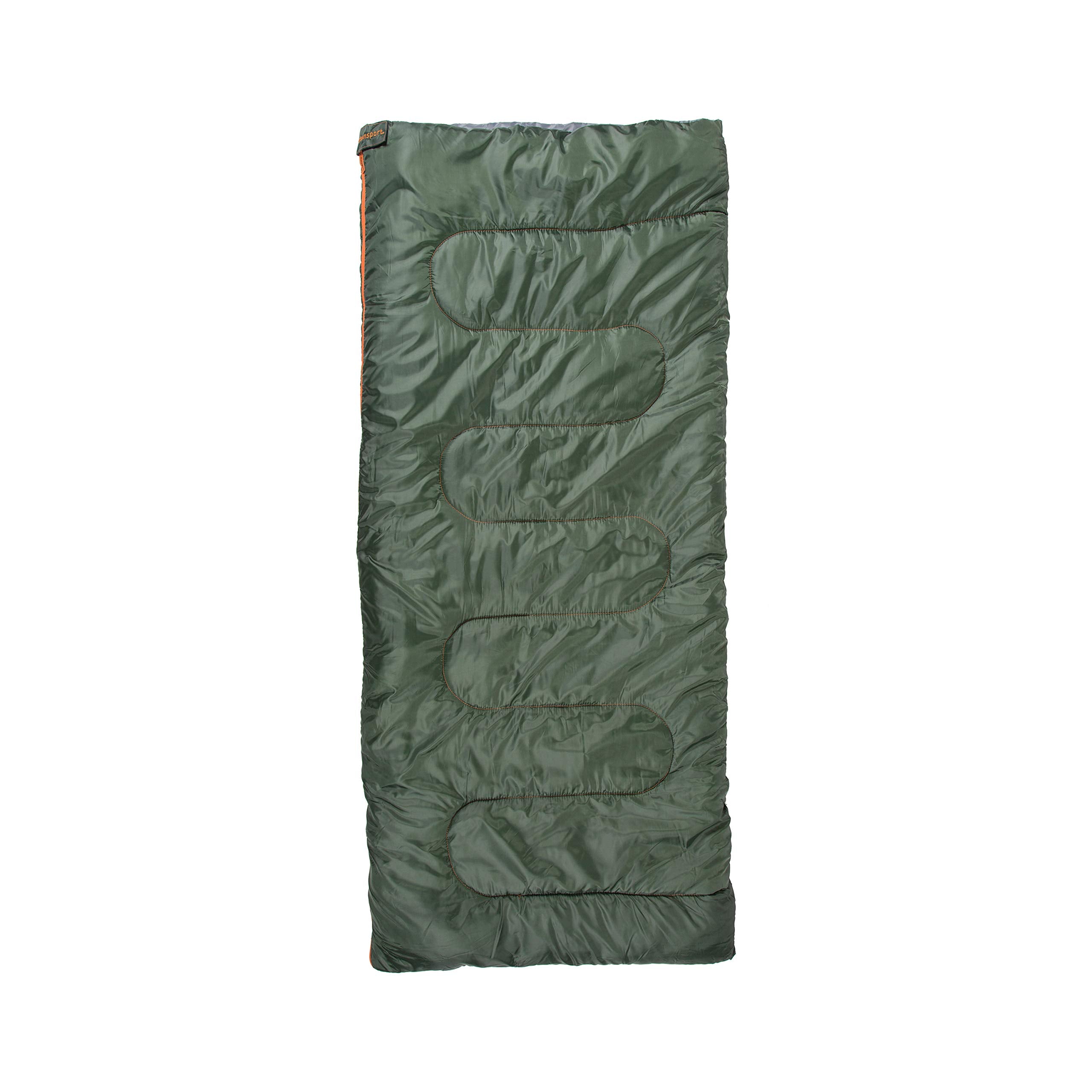 Stansport Scout- 3 Lb - 33 In X 75In Rect. Sleeping Bag - Forest Green