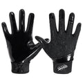 AIGEVTURE Youth Football Gloves Kid Receiver Gloves Boys Girls Unmatched Grip Great Gift (Black, Youth M)
