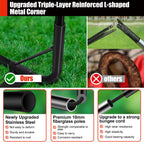 Kids Soccer Goals For Backyard Set, 2 Pack Of 6X4 Ft Portable Pop Up Soccer Nets With Soccer Ball, Agility Ladder, Cones, Comple
