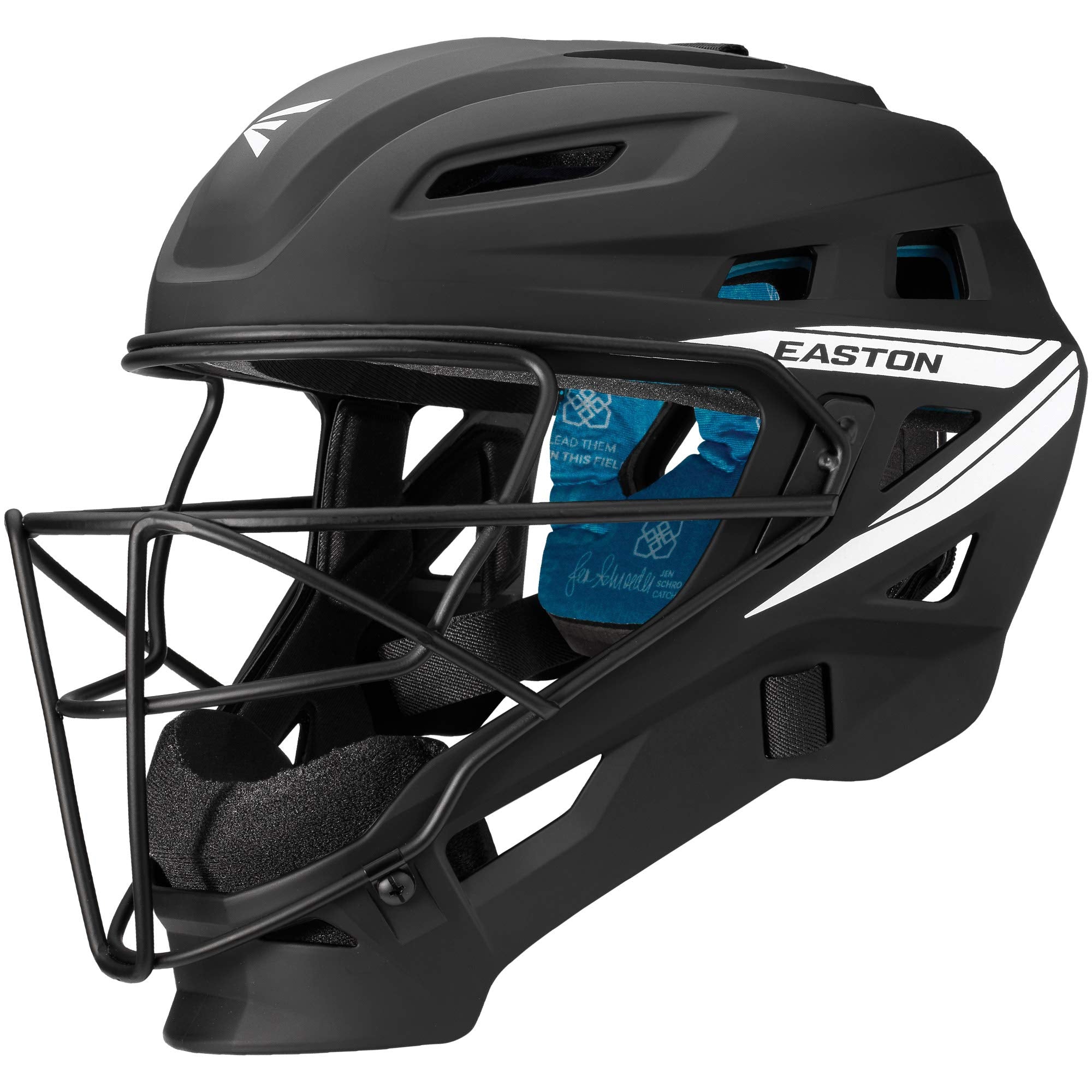 Easton | JEN SCHRO THE VERY BEST Softball Catchers Helmet | Large | Black