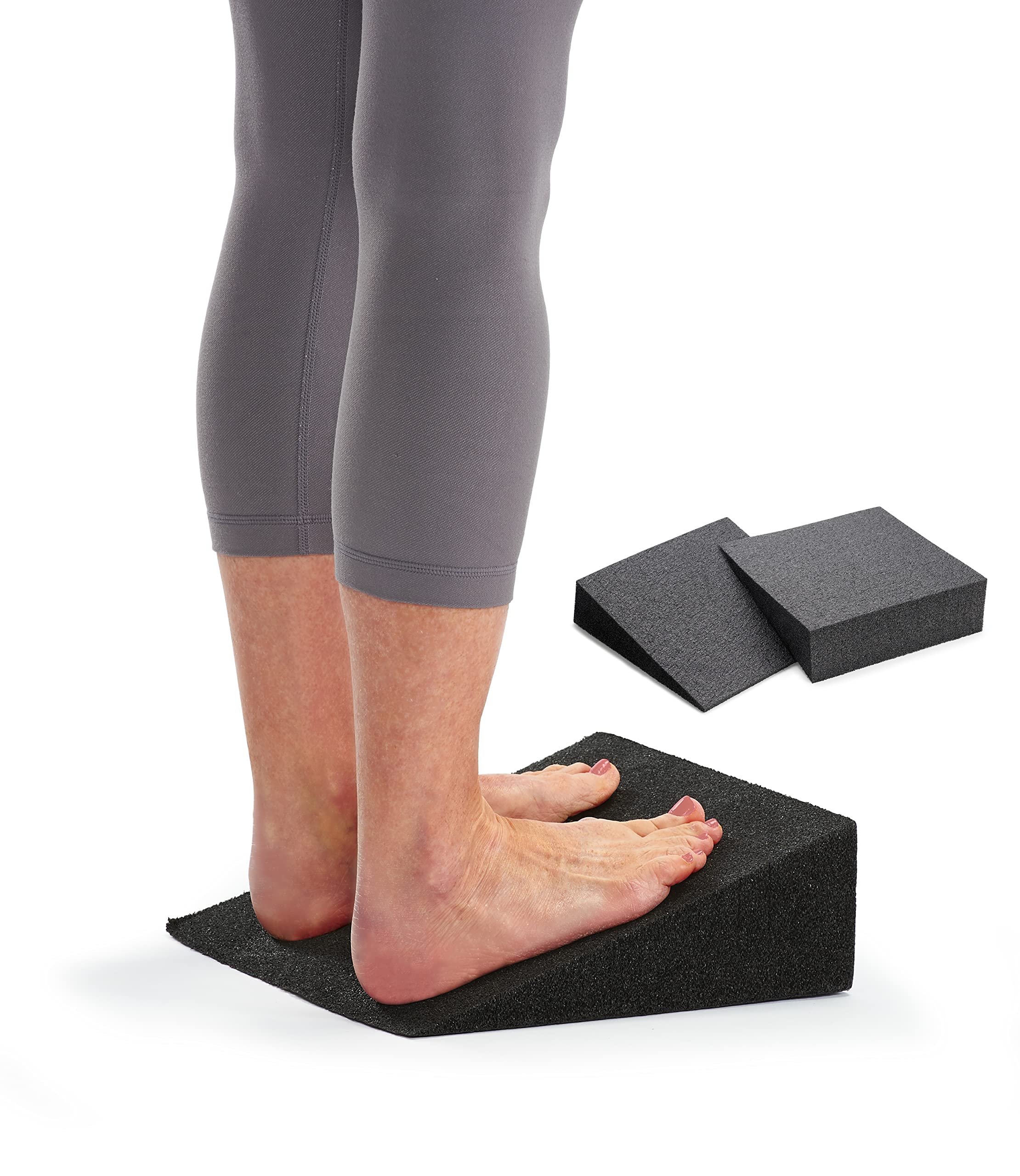 Optp Slant (Pair) - Foam Wedge Incline Slant Boards - Stretching Equipment For Calf And Ankle Rehabilitation - Foot Wedges For E
