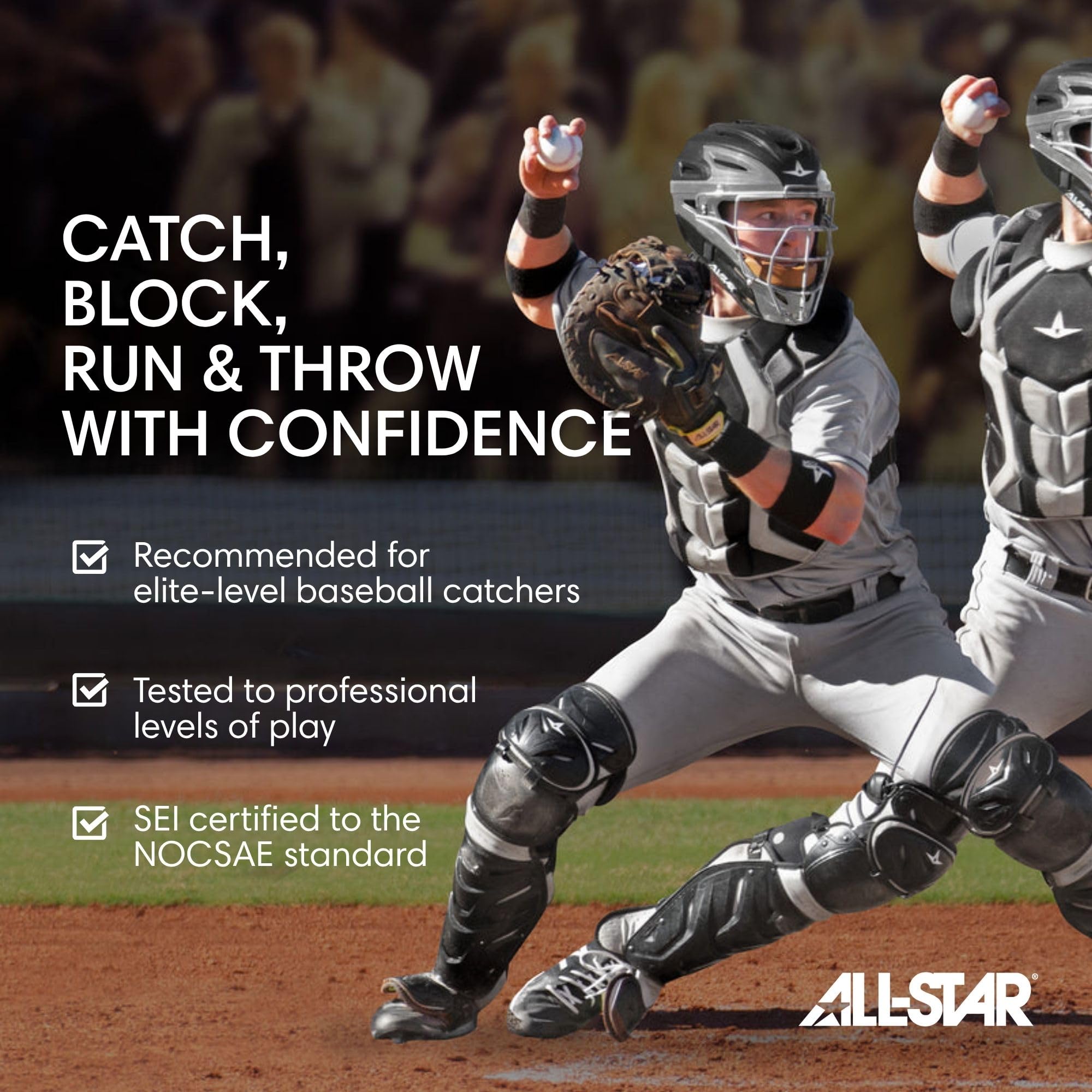 All-Star System7 Axis Nocsae Intermediate Baseball Catcher'S Package