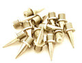 Ecospikes Stainless Steel Track And Cross Country Spikes (1/2 '' Gold, 14X)
