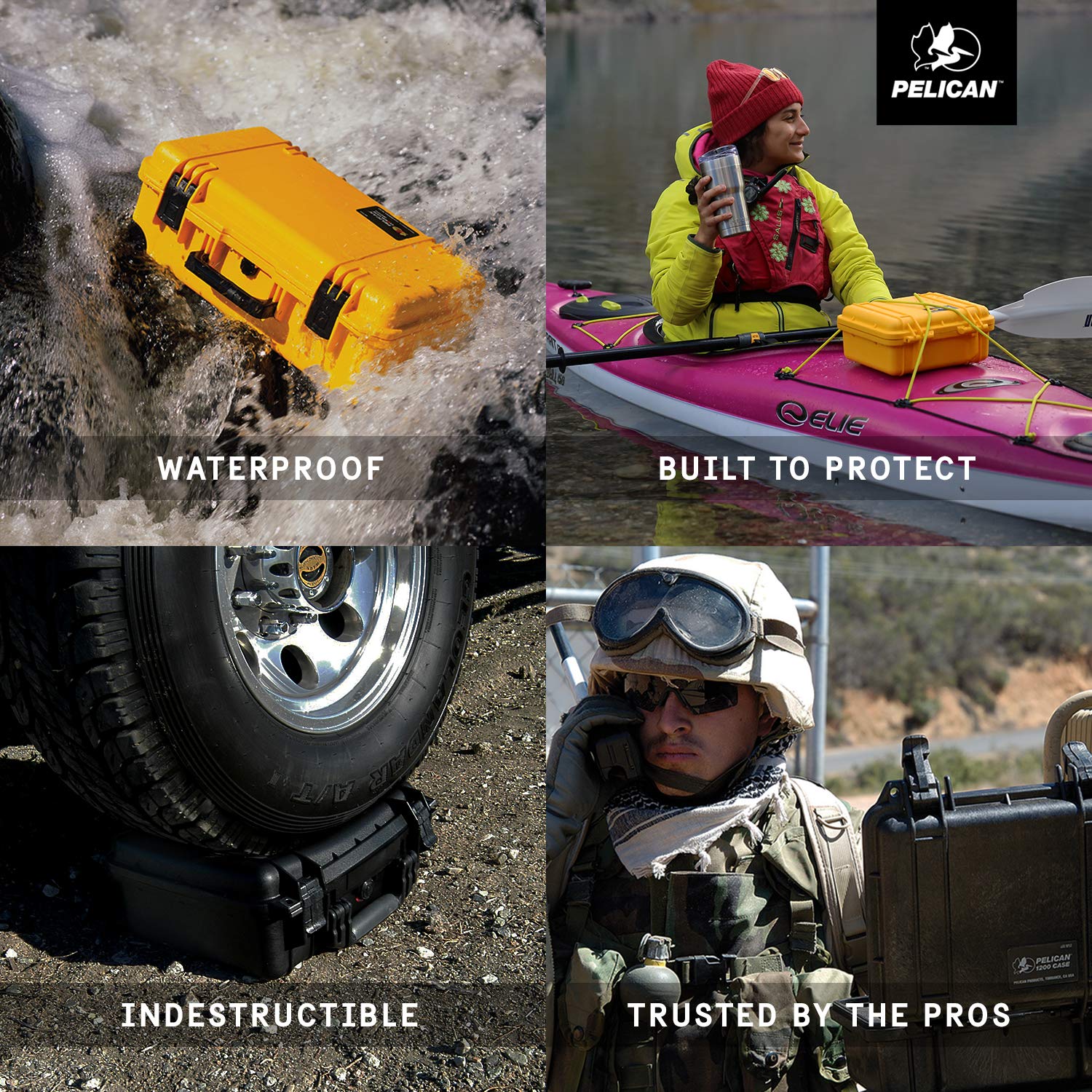 Waterproof Case Pelican Storm Im2950 Case With Foam (Black)