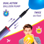 Cozy Greens Balloon Pump Hand Held, Inflator Air Pump For Balloons - 2Way Dual Action, 1Pack - Easy To Use, 100% Lifetime Satisf