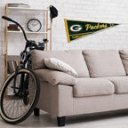 Rico Industries Nfl Football Green Bay Packers Classic 12'' X 30'' Felt Wall D  Cor Pennant - Great For Home/Bed Room/Man Cave D