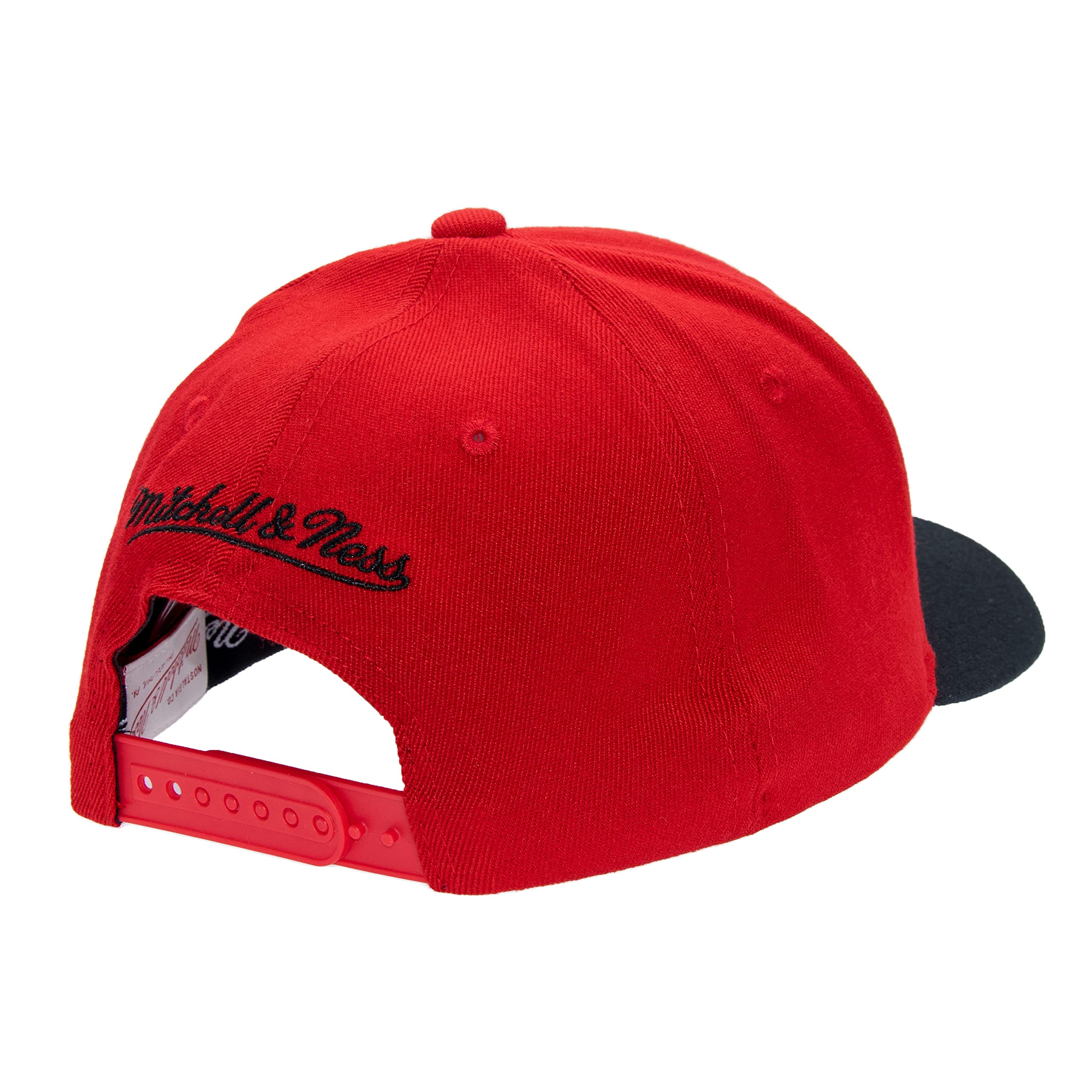 Mitchell & Ness Nba Team 2 Tone 20 Stretch Snapback - Chicago Bulls, Redblack, Red