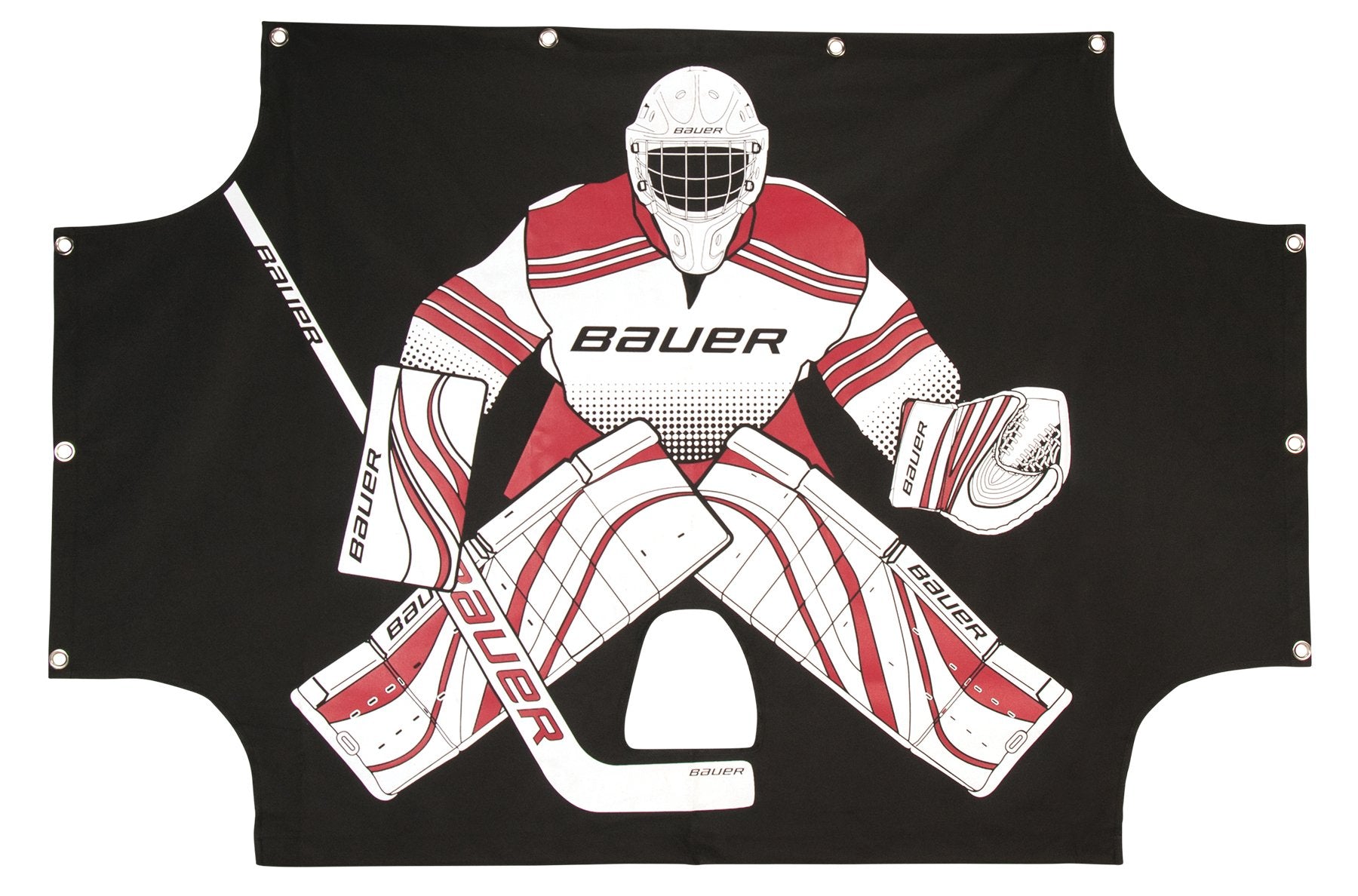 Bauer Sharpshooter Pro fits 6 x 4-Feet goal, Black