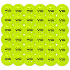 Vulcan | Vpro Flight Outdoor Pickleball | Official Ball Of The Ppa Tour & Mlp | Hi-Vis Yellow | 36 Pack