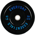 Fitvids 2'' Olympic Bumper Plate Weight Plates With Steel Hub, 45Lb, Single