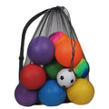 GSE Games & Sports Expert Extra Large Mesh Sports Ball Drawstring Bag, 30 x 40 Soccer Equipment Bag with Adjustable Shoulder S