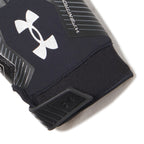 Under Armour Men'S F9 Nitro Football Gloves, (001) Black/Castlerock/Metallic Silver, Medium