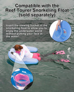 Reef Tourer Underwater Snorkeling Viewing Bucket, Blue