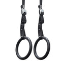 Valor Fitness Gra-2 Abs Plastic Gymnastic Rings With Adjustable Straps (Set Of 2) - Promotes Muscular Physique And Improves Perf