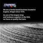 Strapworks Heavyweight Polypropylene Webbing - Heavy Duty Poly Strapping For Outdoor Diy Gear Repair, 1 Inch X 10 Yards - Woodla