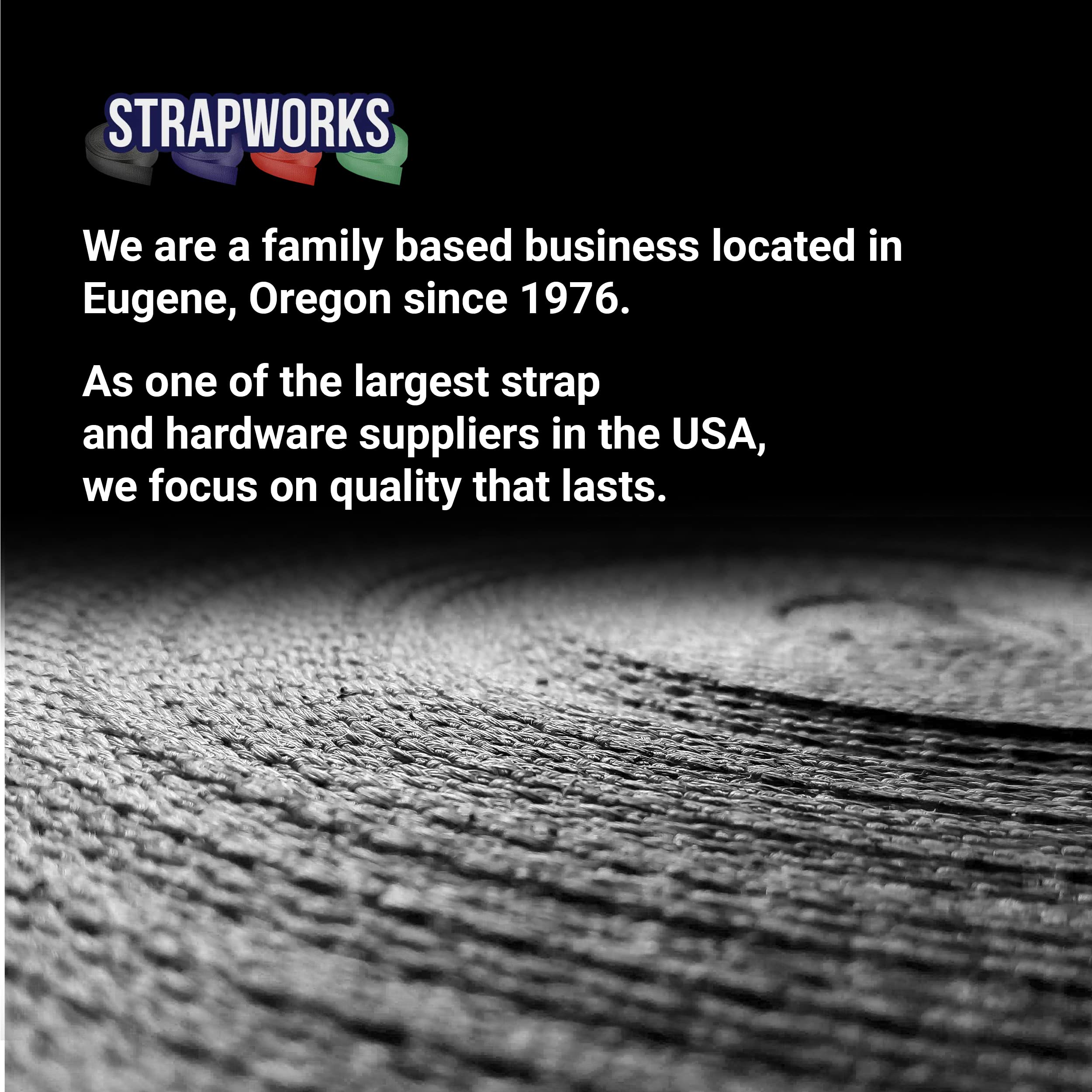 Strapworks Heavyweight Polypropylene Webbing - Heavy Duty Poly Strapping For Outdoor Diy Gear Repair, 1 Inch X 10 Yards - Woodla