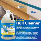 Star Brite Instant Hull Cleaner - Easily Remove Stains, Scum Lines & Grime For Boat Hulls, Fiberglass, Plastic & Painted Surface