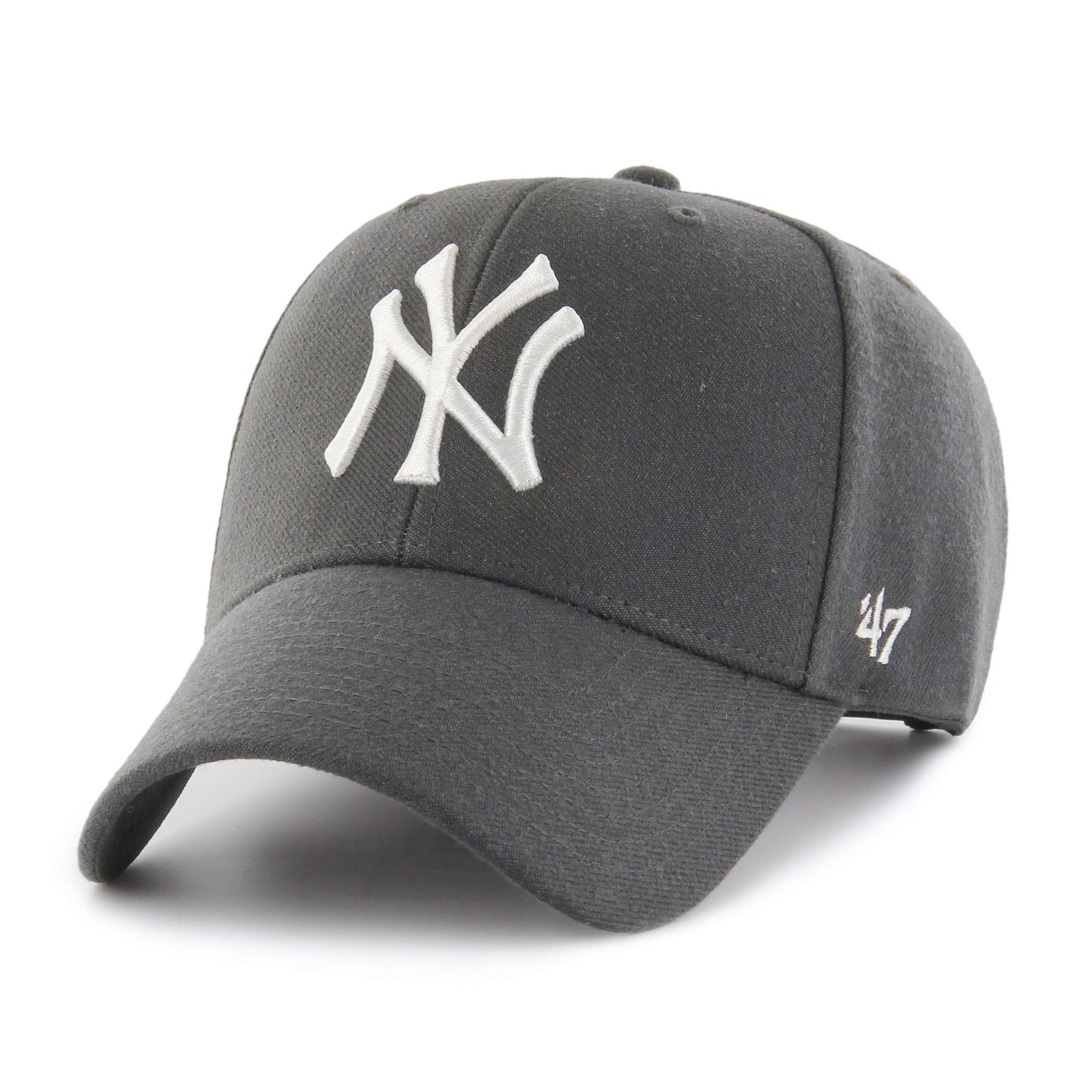 47 New York Yankees MVP MLB Adjustable Cap, Charcoal, 31