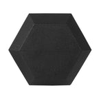 Fitvids Rubber Encased Hex Dumbbell, 35Lb, Pair