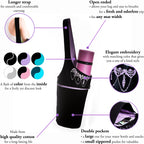 Zenifit Yoga Mat Bag - Long Tote With Pockets - Holds More Yoga Accessories. Cute Yoga Mat Holder With Bonus Yoga Mat Strap Elas