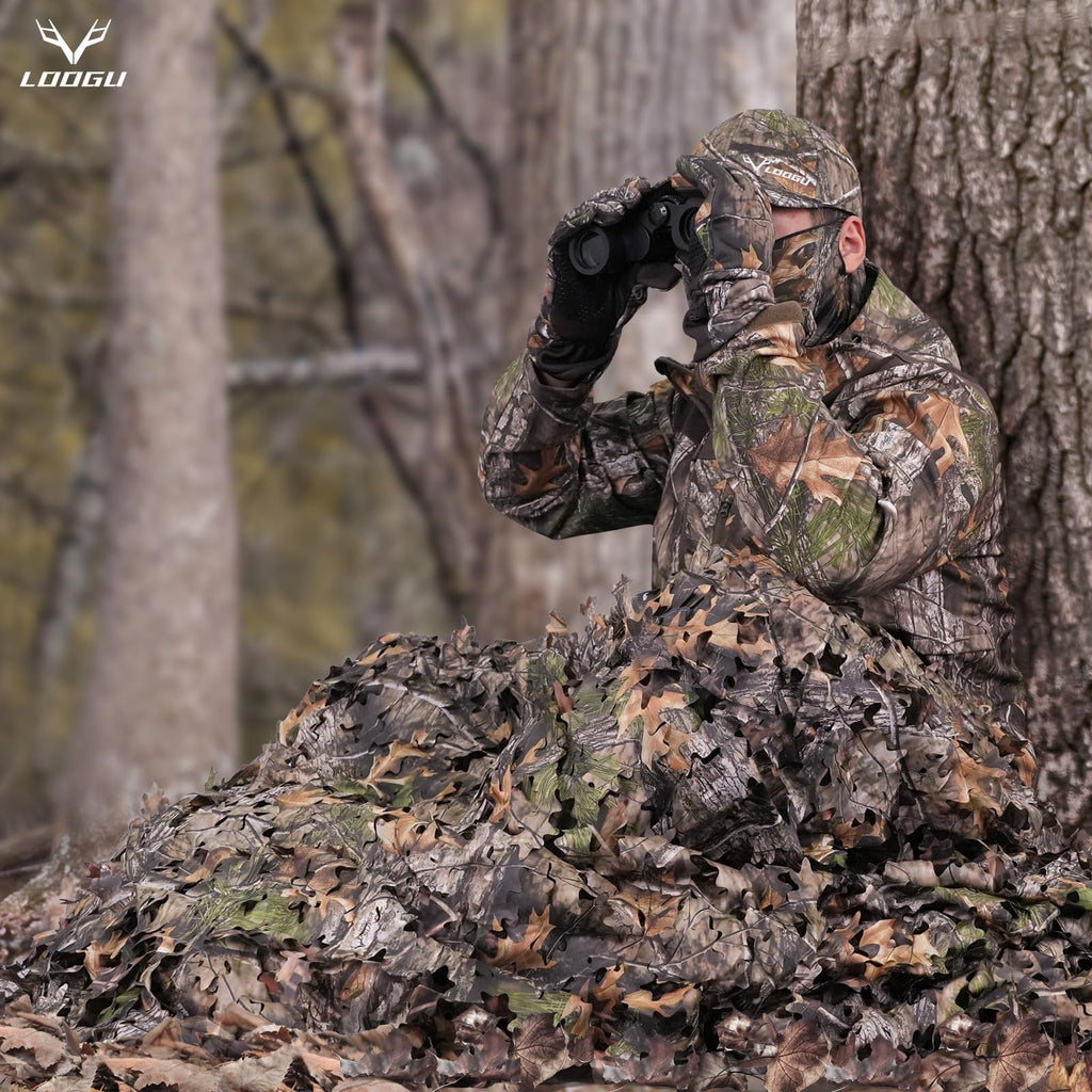Loogu Camo Netting, Camouflage Netting For Sunshade, Camping, Shooting And Hunting And Many More (10X13Ft, 3Mx4M)