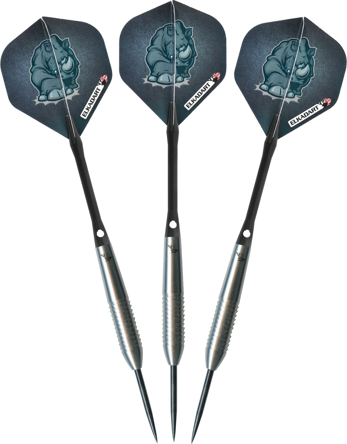 Elkadart Rhino 80% Tungsten Steel Tip Darts With Storage/Travel Case, 25 Grams