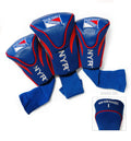 Team Golf Nhl New York Rangers Contour Golf Club Headcovers (3 Count) Numbered 1, 3, & X, Fits Oversized Drivers, Utility, Rescu