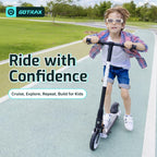 Gotrax GKS Mini Electric Scooter for Kids 6-12, Max 3.75 Miles & 7.5 Mph by 150W Motor, 6 Wheel, Thumb Control Easy to Ride &