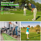 Rhino Valley Golf Alignment Sticks 3 Pack, 48 Collapsible Alignment Sticks For Aiming, Putting, Full Swing Trainer, Golf Alignme