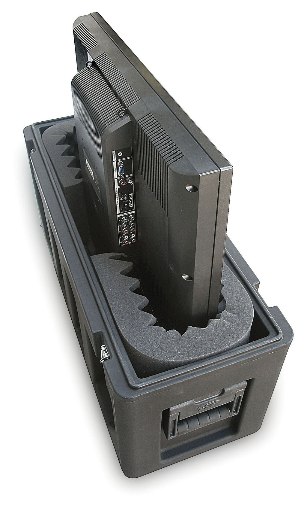 Skb Equipment Case, Roto-Molded Lcd Case Fits 20 - 26 Screens, Universal Foam Pad Set