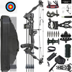 Cenwty Archery Compound Bow Set 20-70 Lbs, Draw Length 24''-30'', Up To Ibo 320 Fps, Hunting Compound Bow With All Accessories F