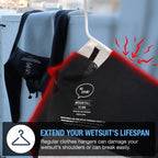 Ho Stevie! Wetsuit Hanger - Fast Dry Folding Vented Hanger For Surfing And Scuba Diving Wet Suits