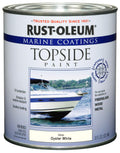 RustOleum 207001 Marine Coatings Topside Paint, Quart, Oyster White 32 Fl Oz (Pack of 1)