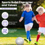 Champhox Size 4 Soccer Ball Glitter - Kids Aged 4-6 6-8 8-12 Outdoors Sports Training Ball Recreation Playing Ball Teens Girls C