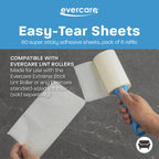 Evercare Home Lint Roller 70 Layer Giant Straight Handle, Sheet, Blue