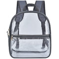 Oraben Clear Stadium Backpack 12x6x12 Small Clear Bag Stadium Approved Great for Games Sport Events Festival Concerts,Women Men 