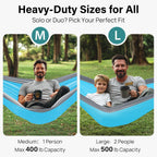 Kootek Camping Hammock Single Portable Hammocks Camping Accessories For Outdoor, Indoor, Backpacking, Travel, Beach, Backyard, P
