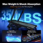 MERACH Treadmill with 18% Auto Incline, 47x18 Wide Belt Treadmills, 0.5-8.7MPH 3.5HP Brushless Incline Treadmill for Home, 350LB