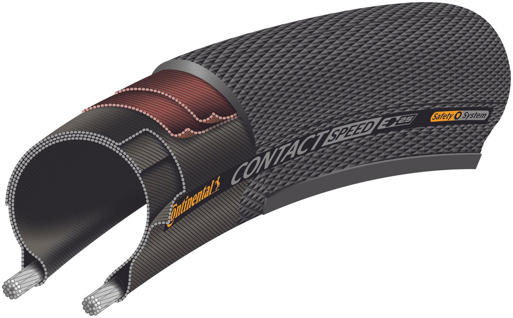 Continental Contact Speed Etrto (50-584) 27.5 X 2.0 Bw Bike Tires, Black