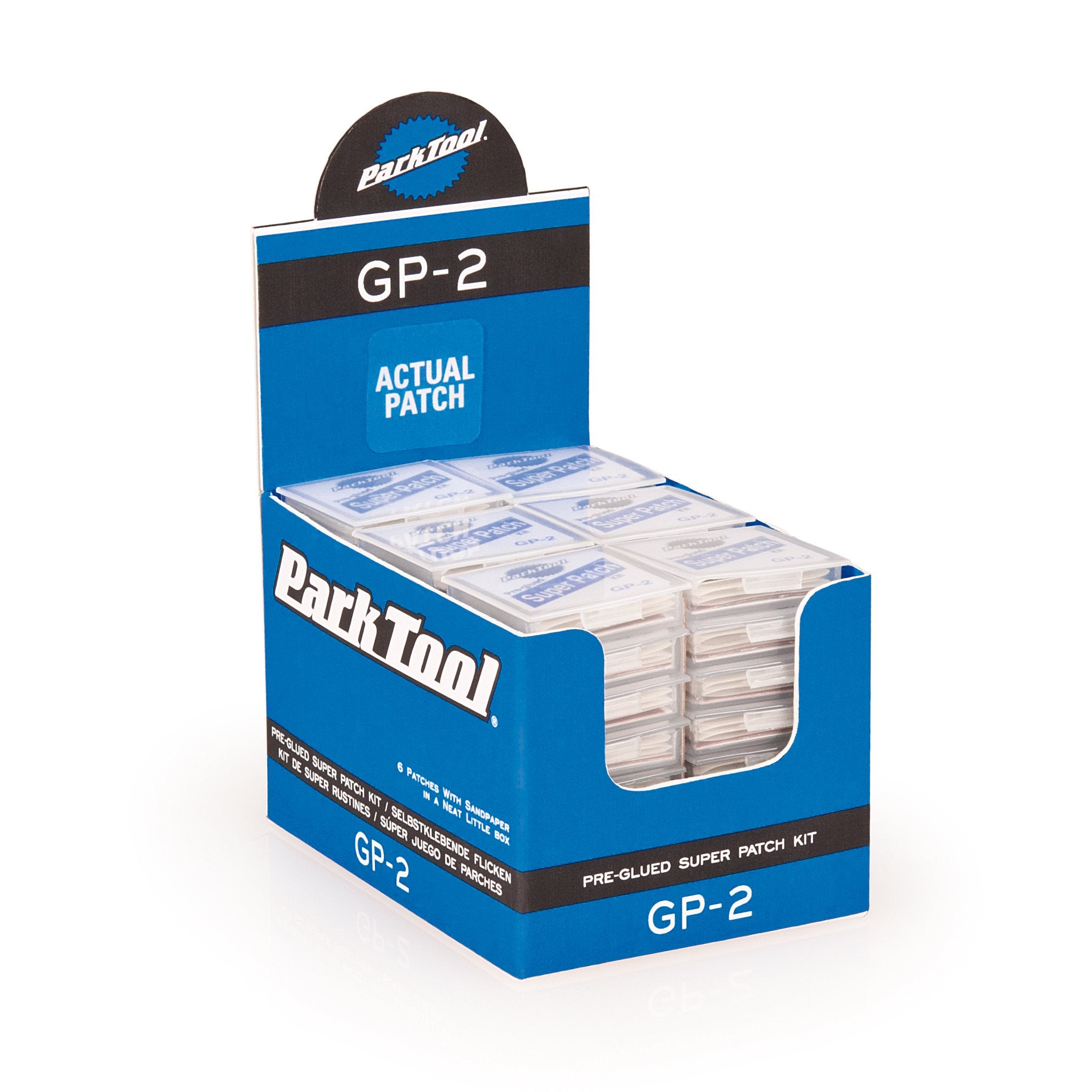 Parktool Gp-2C Super Patch, Puncture Repair Patch, Pack Of 6, Paper File Included