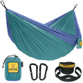 Wise Owl Outfitters Camping Hammock - Camping Essentials, Portable Hammock w/Tree Straps, Double Hammock for Outside, Hiking, an