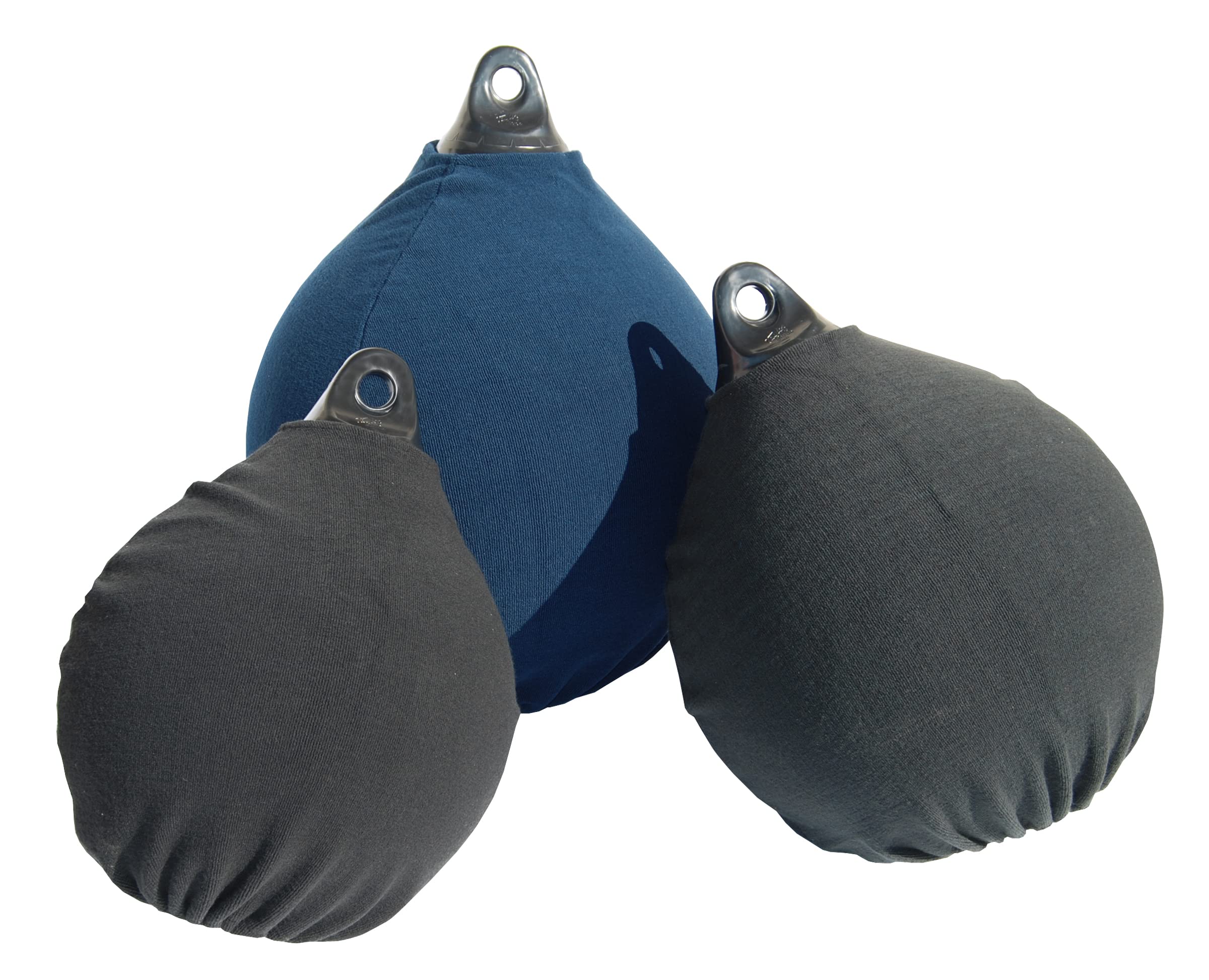 Taylor Made Tuff End Buoy Cover, Black (15'' X 47'') - Prevents Dirt, Abrasions On Boat Fenders - Uv, Abrasion, Stain Resistant 